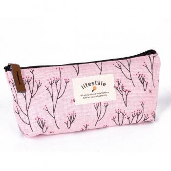 1 x Bolso Flor Pluma Bolsa Caso Papelería Escuela