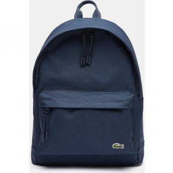 Mochila Lacoste NH4099NE para Hombre con Compartimento para Ordenador, Color Azul, Dimensiones 32x42x13cm