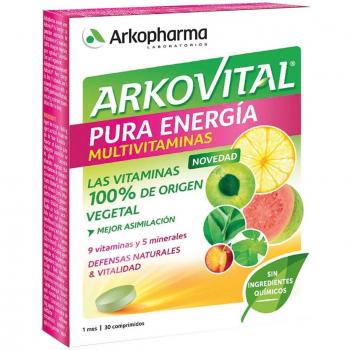 Arkovital Pura Energía Multivitaminas 30 Comprimidos - Arkopharma