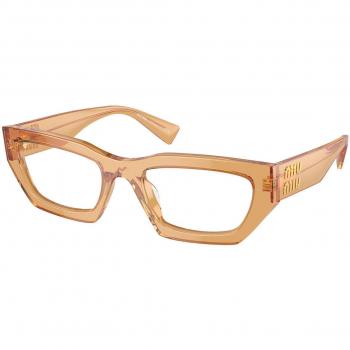 Miu Miu MU03XV 16Q1O1 Women’s Glasses Clear Size 53 - Free Lenses - HSA/FSA Insurance - Blue Light Block Available