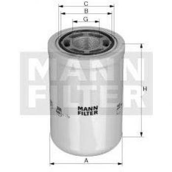 Filtro Hidráulico MANN-FILTER WH 1257/2 - para Aplicaciones Fuera de Autopista