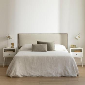 Cabecero tapizado gris perla 150/160 cm Benetto