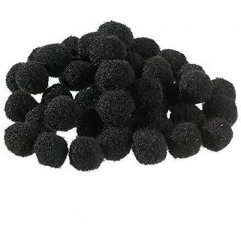 efco Alfileres 15 mm 45 Pcs. Negro, Poliamida