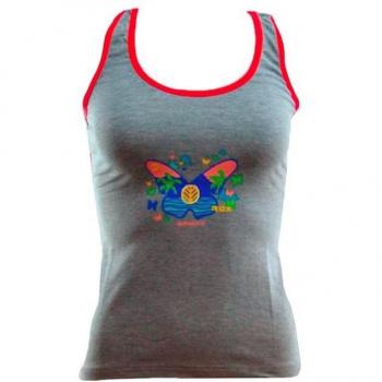 Camiseta de Tirantes Mujer Rox Mariposa Gris Oscuro XS