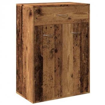 Mueble Zapatero de Madera de Ingeniería Envejecida 60x35x84 cm