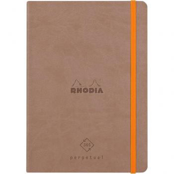 Rhodia Perpetual A5 Rhodiarama Topo - Cuaderno de Papel Premium con Tapa Dura y Diseño Elegante