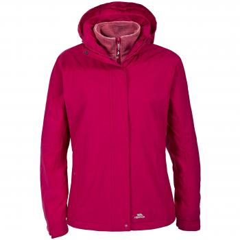 Trespass – Chaqueta 3 en 1 de la mujer madalin, mujer, color rojo, tamaño XL