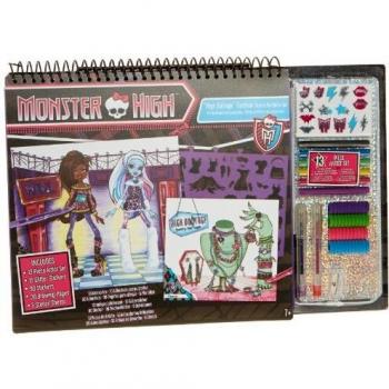 Kit de Diseño de Moda Monster High con Purpurina