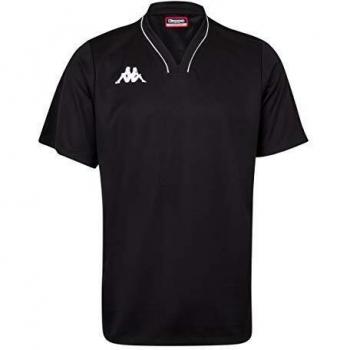 Kappa Calascia Camiseta Baloncesto, Hombre, Negro, XL