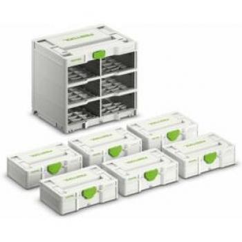 Estante Organizador Systainer³ Festool con 6 Cajas SYS3 S 76 - 577816