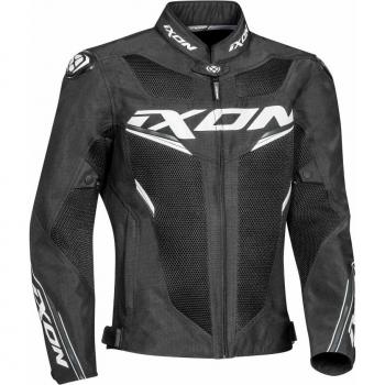 Ixon Draco Chaqueta Textil para Moto - Blanco/Negro, Talla 46
