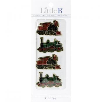 Little B Trenes de vacaciones Mini Sticker Embellishments