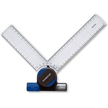 Cabezal de Dibujo STAEDTLER Mars 660 20 para Tableros A3 y A4, con Escalas Angulares de 0 a 90 Grados, Uso con una Mano