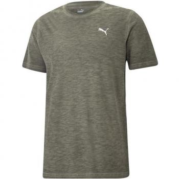 Camiseta Puma Studio Foundation Wash Verde Hombre