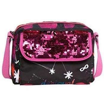 Desigual - TRAZOS, Bolso de mano Niñas, Negro