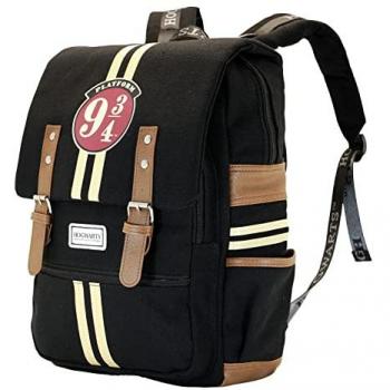 Mochila Oxford Harry Potter 9 3/4, Marrón, 29 x 40 cm, Capacidad 16 L