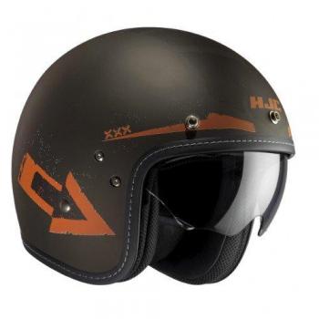 HJC FG 70s Tales MC9F - Casco de Moto, Talla M, Color Naranja