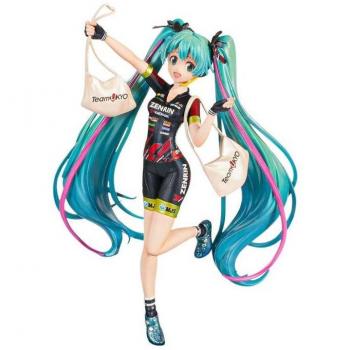Figura Banpresto Hatsune Miku Racing Chronicle Racing Miku 2019 Team Ukyo Cheering Ver. 17cm