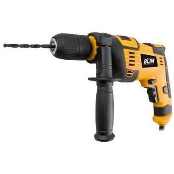 Taladro Percutor 810W - Velocidad Regulable 0-3000rpm - Portabrocas de 13mm sin Llave - Botón de Bloqueo - Incluye Maletín con Acc