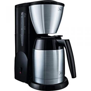 Cafetera de Goteo Melitta Single 5 Therm con Taza Térmica, 5 Tazas, 650W, Negro y Acero Inoxidable