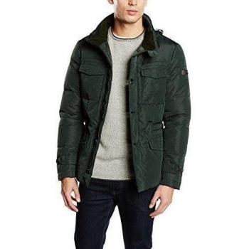 Peuterey - Abrigo para hombre, color verde botella, talla M