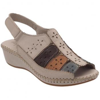 Sandalias de Mujer 48 Horas color beig modelo 4004 Tierra