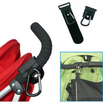 Facilidad 2 piezas ganchos para cochecito de bebé cochecito BUGGY Buggy de clip Cochecito Carrito de bebé Clips para carrito de carga