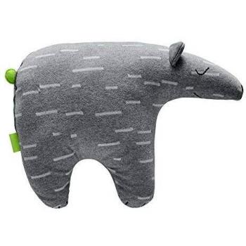 OYOY - Cojín de peluche, diseño de oso polar, algodón, 34 x 52 x 14 cm