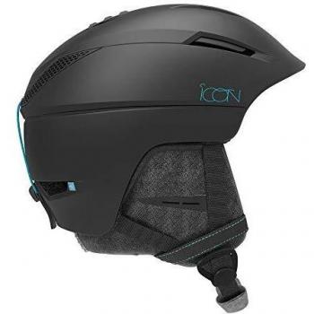 Salomon Icon² Casco de esquí y Snowboard para Mujer, Interior de Espuma EPS 4D, Circunferencia, Negro, S