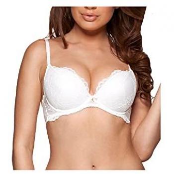 Gossard Superboost Lace Push-Up Plunge Bra White 38G