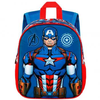 Mochila 3D First Capitán América Marvel 31cm - Karactermania