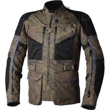 RST Chaqueta de Moto Ranger Verde Marrón Textil (S)