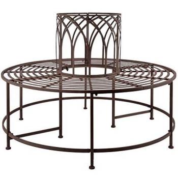 Banco para árbol de metal Esschert Design
