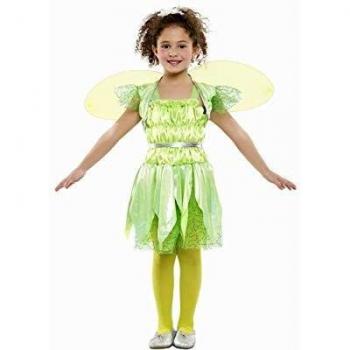 DISFRAZ HADA COLOR VERDE TALLA 3-4 AÑOS TAMAÑO INFANTIL