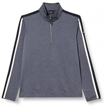 CMP Men's Half-Zip Melange Sweatshirt - Titanium Grey