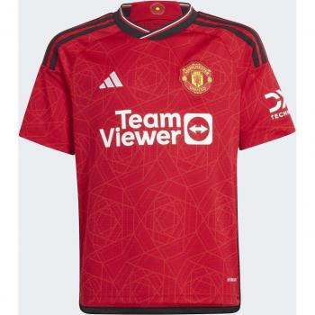Camiseta adidas Manchester United FC Primera Equipación 2023-2024 para Niño
