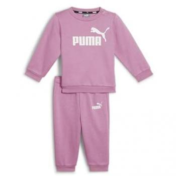 Chándal Rosa Puma para Mujer - Comodidad y Estilo Deportivo, Chándal Bebé Rosa Puma Minicats Essentials (92), Conjunto de Niños Minicats ESS Crew Jogger FL Puma, PUMA Minicats