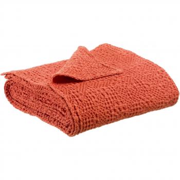 Cubrecama de algodón stonewashed Tana Marmelade 240 x 260 cm Vivaraise