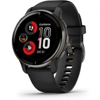 Garmin Venu 2 Plus Reloj Inteligente Pantalla AMOLED, Adultos Unisex, Negro