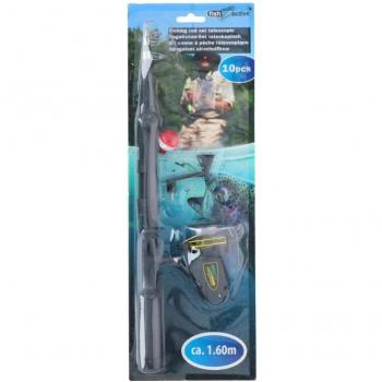 Kit de Pesca Telescópico con Anzuelos y Plomadas