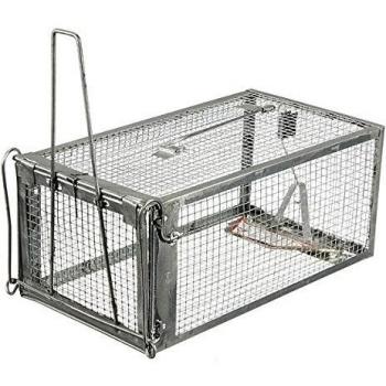 Trampa de raton - Generico Trampa viva humana de Rata Ratones Raton Animal roedor Jaula de hamster de cebo de captura de control