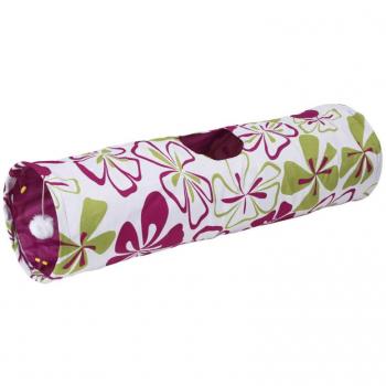 Ratón de lino natural para gatos Kerbl, 7 cm