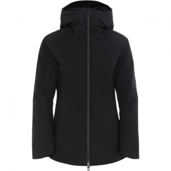 Chaqueta Odlo Ascent S-Thermic Waterproof negra para mujer - XL