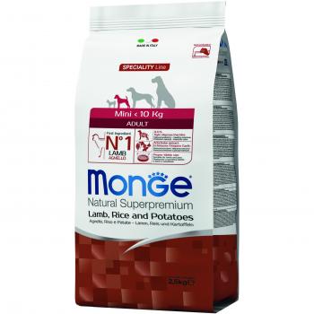 Monge Dogs Monoproteic Mini Lamb/Rice/Potatoes 2.5 Kg