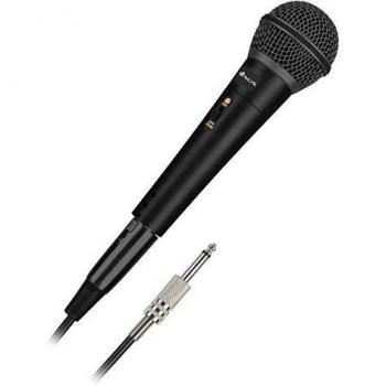 Micrófono vocal dinámico para karaoke con carcasa metálica 3 mts de cable- NGS Singer Metal