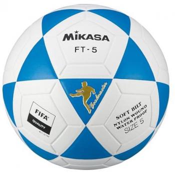 Mikasa Balón de Fútbol Ft-5 FIFA Quality - Color Azul y Blanco