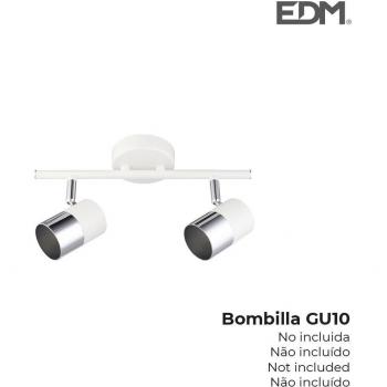 Foco halógeno Moon GU10 50W - Iluminación eficiente y diseño moderno