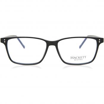 Hackett HEB217 01 Gafas Recetadas para Hombre Negras con armazón negro y lentes de 54 mm