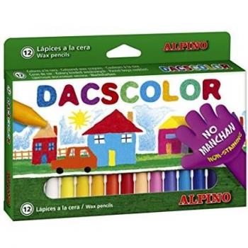 DacsAlpino DC050290 - Estuche 12 ceras, Multicolor