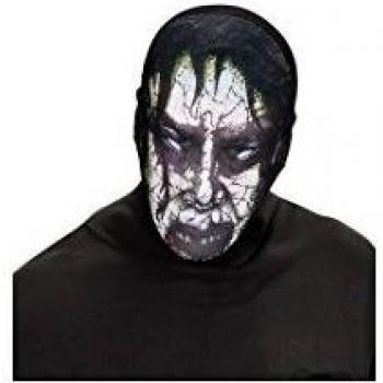 WIDMANN vd-wdm03597 Máscara Zombie de tela, color blanco, talla única